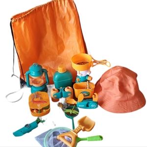 Kids Children's Play SET Camp Outdoor Backpack